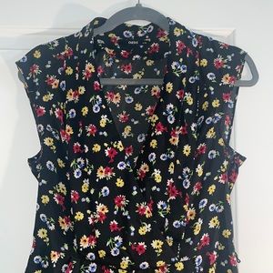 black floral romper - oasis